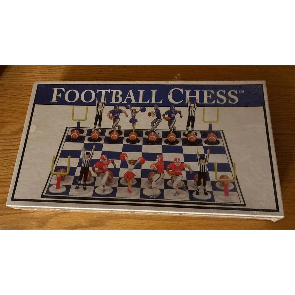 Football Chess Game by Big League Promotions 2001 Factory Sealed